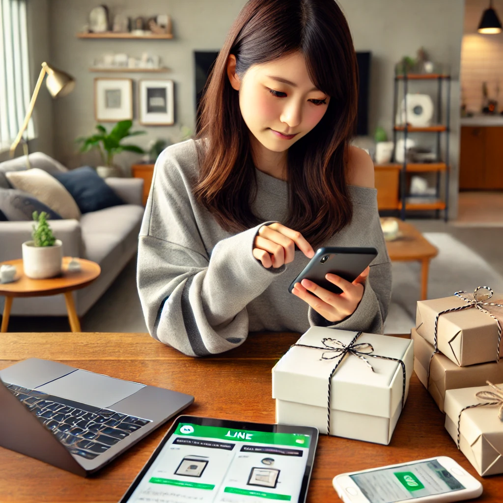 lineギフトの送り方のステップバイステップ
