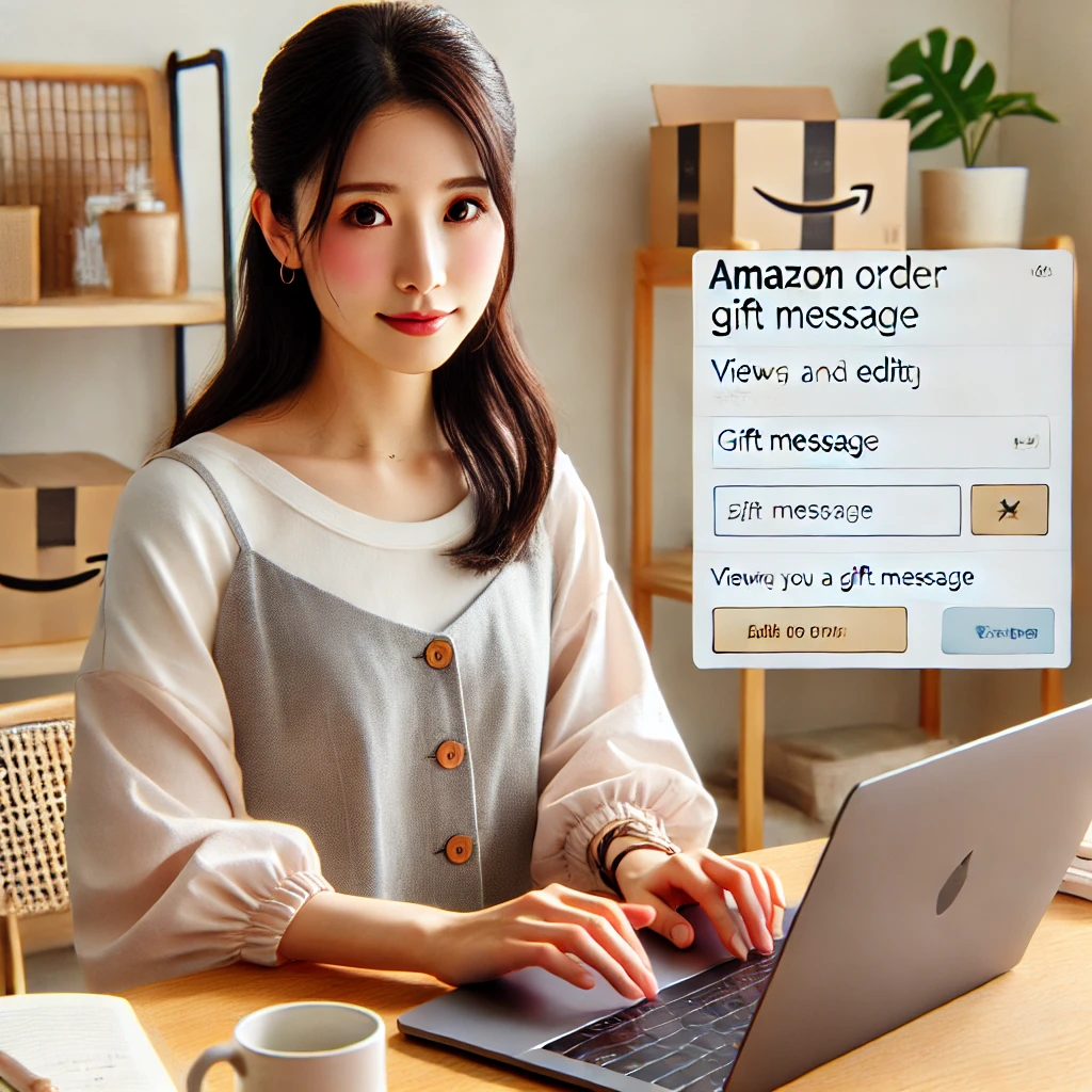 Amazonのギフトメッセージの確認方法と変更点