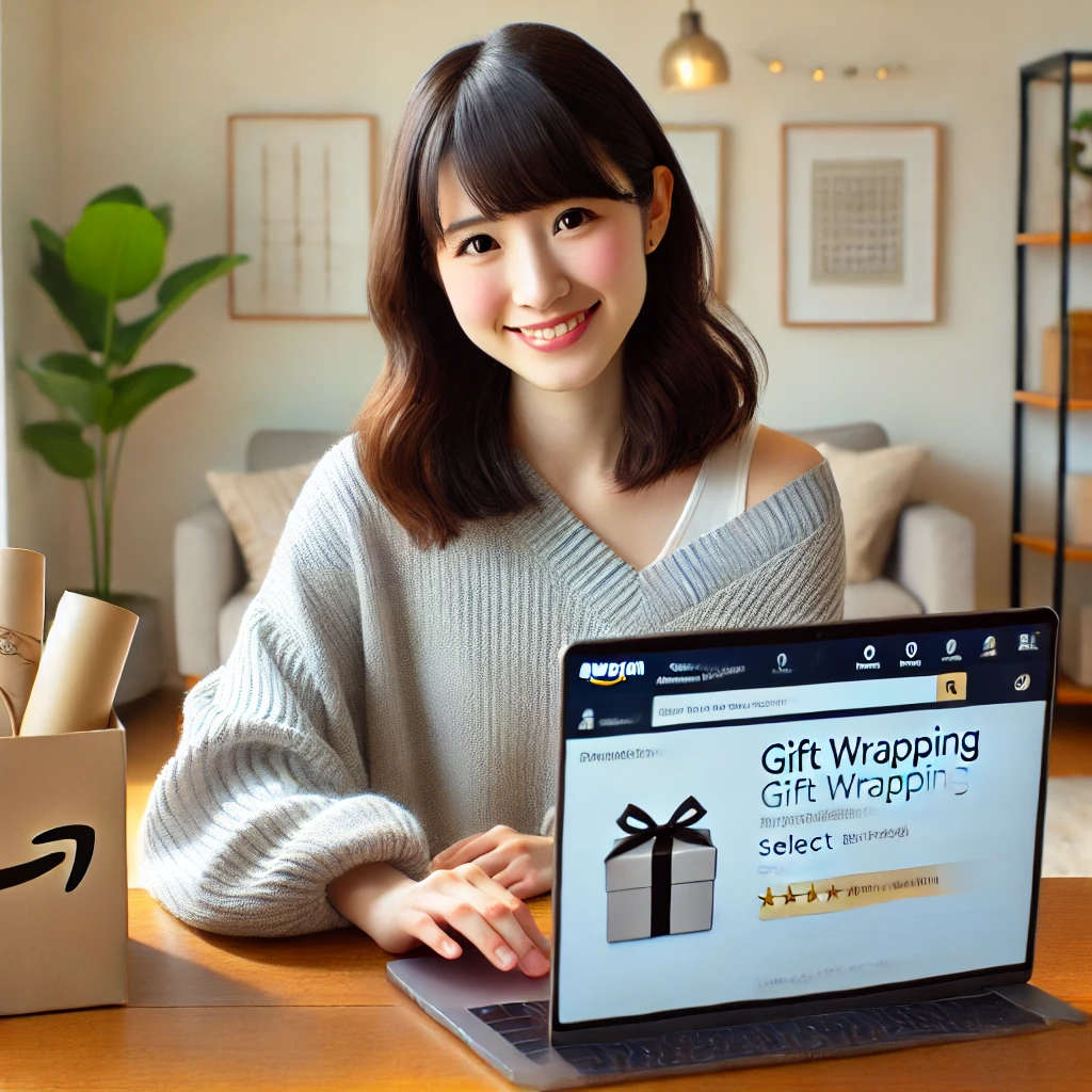 Amazonのギフトラッピングはどこから申し込む？